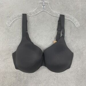 Skims Bra 32B Black Smoothing Full Coverage Lightly Lined Onyx Underwire